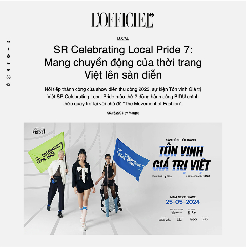 L'OFFICIEL: Mang chuyển động của thời trang Việt lên sàn diễn